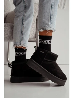 Dámské ponožky Polfrotte UNIQUE Bezškrtové MOON Černé