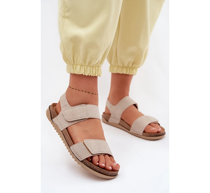 Dámské sandály model 22091707 Béžové - Inblu