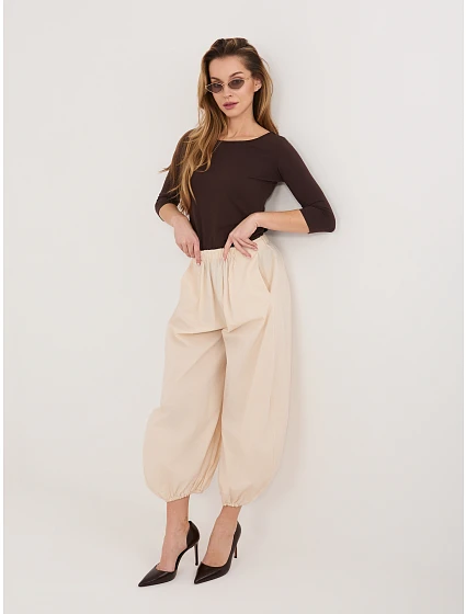 Nohavice IT SP FL10309.70 light beige