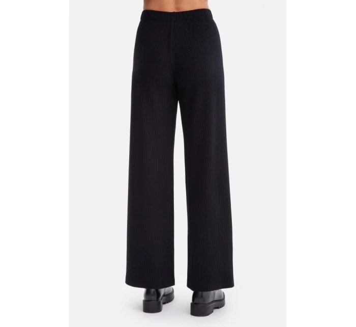 B300 Pletené nohavice - čierne