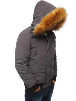 Pánská zimní bunda tmavě šedá Dstreet model 21963913 - FashionStreet