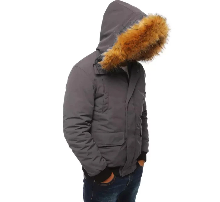 Pánská zimní bunda tmavě šedá Dstreet model 21963913 - FashionStreet