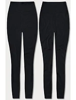 Černé dámské legíny s ozdobnými model 18498144 - J.STYLE Černé dámské legíny s ozdobnými model 18498144 - J.STYLE