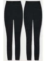 Černé dámské legíny s ozdobnými model 18498144 - J.STYLE