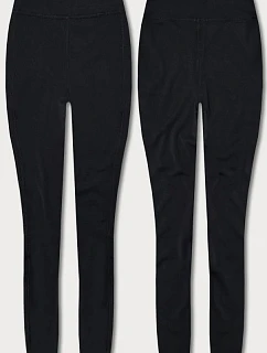 Černé dámské legíny s ozdobnými model 18498144 - J.STYLE