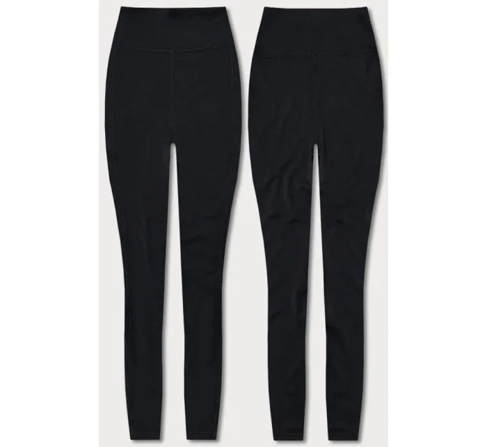 Černé dámské legíny s ozdobnými model 18498144 - J.STYLE