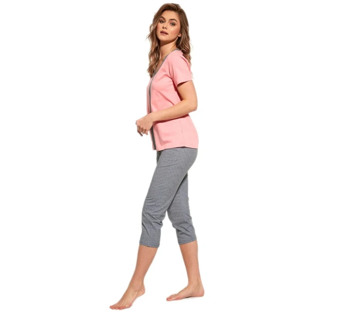 Dámské pyžamo model 18795974 Lisa plus - Cornette Dámské pyžamo model 18795974 Lisa plus - Cornette