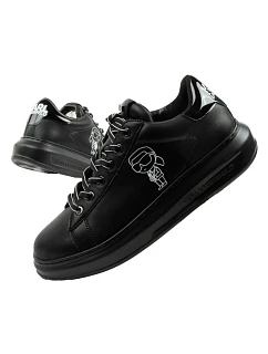 Karl Lagerfeld pánske tenisky Kapri z prírodnej kože čierne