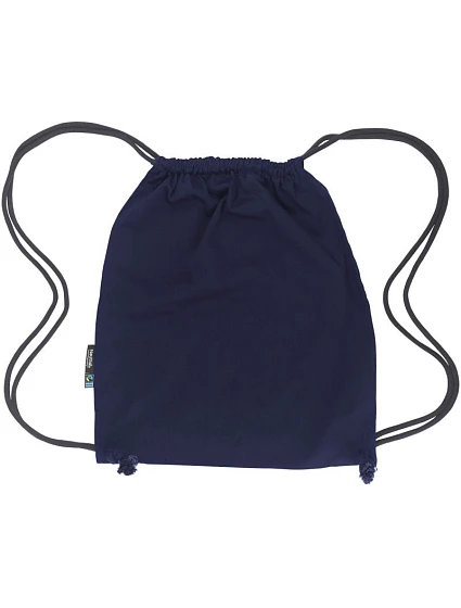 O Fairtrade Sportovní vak z bio bavlny navy model 22506197 - Neutral