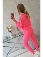 Súprava mikiny s kapucňou ružová neónová Súprava mikiny s kapucňou ružová neónová