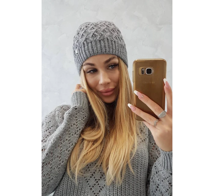 Fleecová čiapka Roma K224 tmavo šedá Fleecová čiapka Roma K224 tmavo šedá