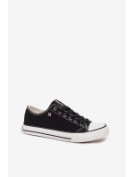 Dámské Nízké Tenisky Big Star model 21705361 Černé - Big Star Shoes Dámské Nízké Tenisky Big Star model 21705361 Černé - Big Star Shoes