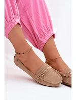 Dámske klasické semišové mokasíny Khaki Corinell Dámske klasické semišové mokasíny Khaki Corinell