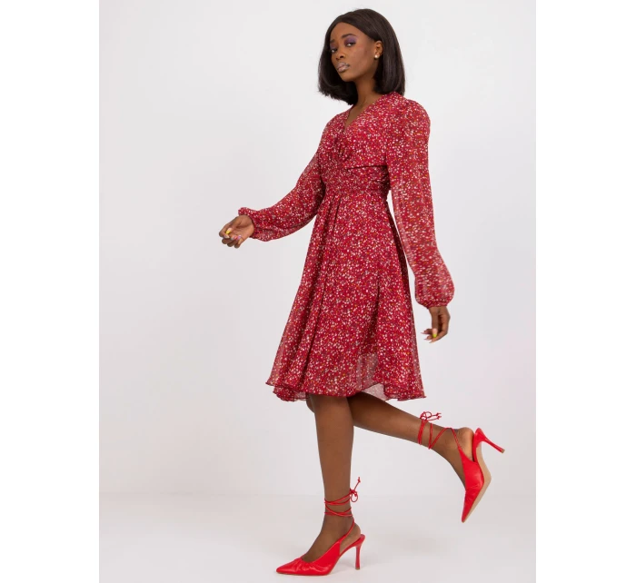 Šaty CHA SK kaštanová model 17265151 - FPrice Šaty CHA SK kaštanová model 17265151 - FPrice