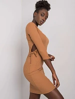 Šaty LK SK 508687.17P svetlo hnedá