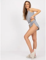 Pyžamo RV PI 7398.89P sivé