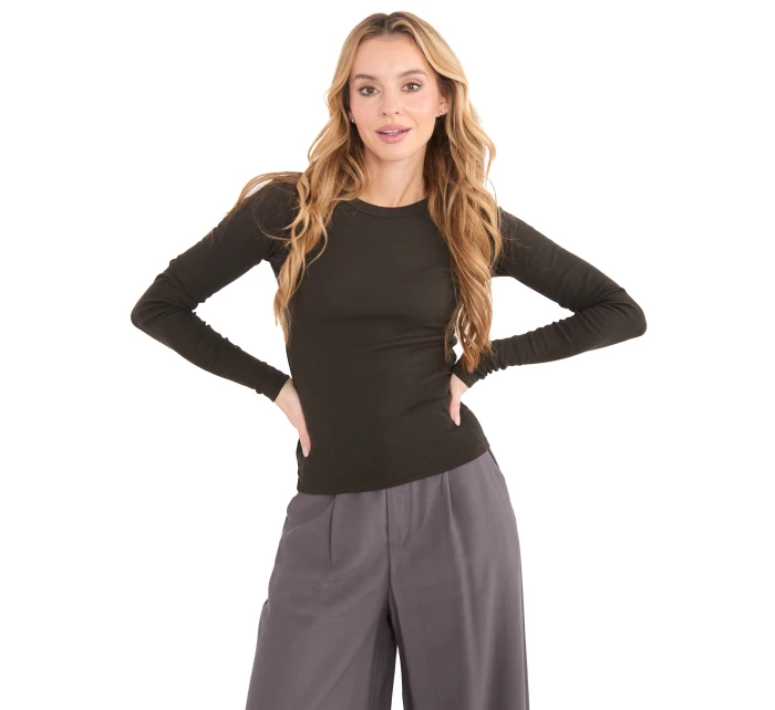 Blúzka WT BZ A1088.12 tmavohnedá