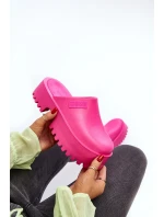 Dámské žabky na masivní podrážce Big Star model 20434757 Fuchsia - Big Star Shoes Dámské žabky na masivní podrážce Big Star model 20434757 Fuchsia - Big Star Shoes