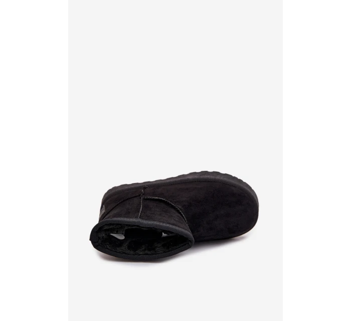 Detské snehové topánky Big Star - čierne