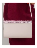 Dámska lakovaná s relief vzorom kabelka 200102 - FPrice