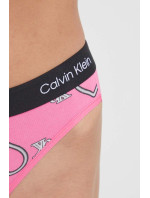 Dámske ružové nohavičky so srdiečkami 000QF7480E KCC - Calvin Klein