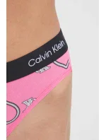 Dámske ružové nohavičky so srdiečkami 000QF7480E KCC - Calvin Klein Dámske ružové nohavičky so srdiečkami 000QF7480E KCC - Calvin Klein