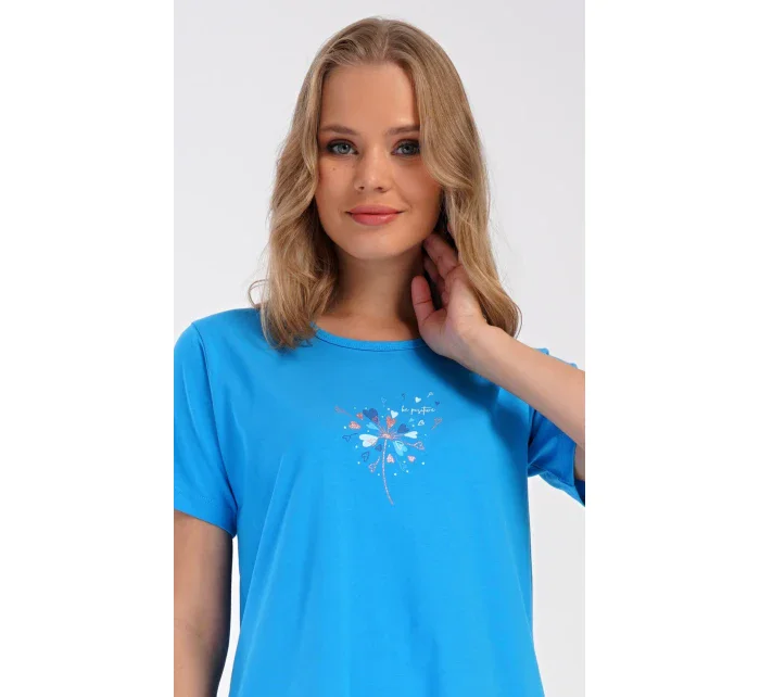 Dámské domácí šaty s krátkým rukávem model 21044659 - Vienetta