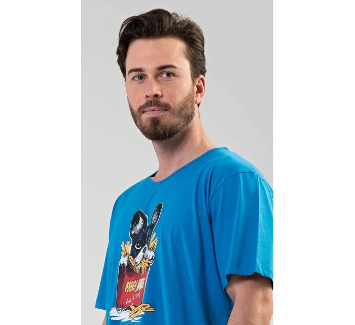 Pánská noční košile s krátkým rukávem model 17613332 - Vienetta MAN