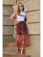 Dlhá sukňa model 145582 Makadamia