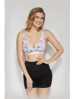 Biustonosz soft bez model 19485698 Basic Lilly Flowers Mama - Mitex Biustonosz soft bez model 19485698 Basic Lilly Flowers Mama - Mitex