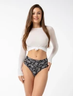 Dámské kalhotky string Paisley Maxi S2XL model 20480555 - Julimex Dámské kalhotky string Paisley Maxi S2XL model 20480555 - Julimex