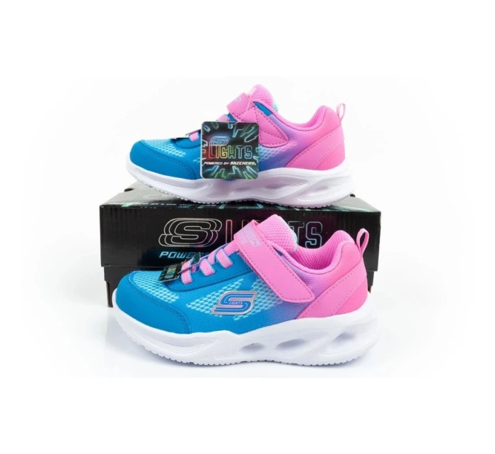 Skechers S Lights-Skechers Sola Jr 303714N/HPBL Skechers S Lights-Skechers Sola Jr 303714N/HPBL