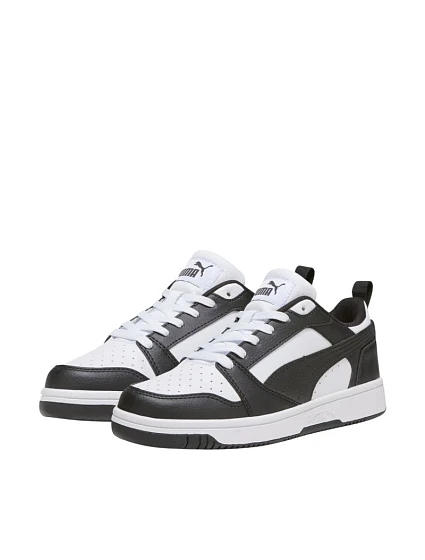 Dětské boty Rebound Lo Mid white and black 01 model 21396401 - Puma