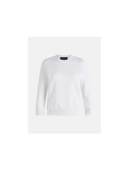 Mikina Peak Performance W Original Small Logo Crew white Mikina Peak Performance W Original Small Logo Crew white