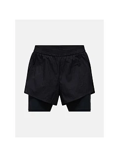 Dámske šortky PEAK PERFORMANCE W Discover 2-In-1 Shorts, čierne