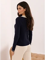 Sweter IR SW model 22404426 granatowy - FPrice Sweter IR SW model 22404426 granatowy - FPrice