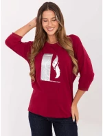 Blúzka RV BZ A820.27P bordová Blúzka RV BZ A820.27P bordová