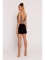 model 19660579 Šortky se záhyby černé - Moe