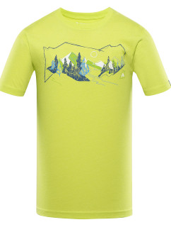 Pánske rýchloschnúce tričko ALPINE PRO BOLEN sulphur spring
