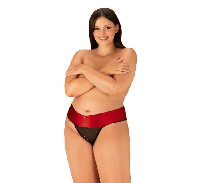 Jedinečné tangá Tienesy thong 2XL/3XL - Obsessive