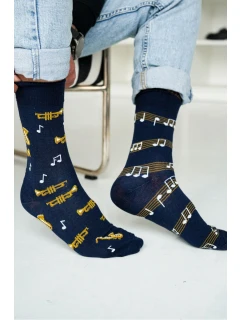 Pánske ponožky Trúbky a saxofóny 0125.078