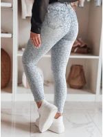 Dámské úzké džínové kalhoty s páskem blue Dstreet model 21985439 - FashionStreet