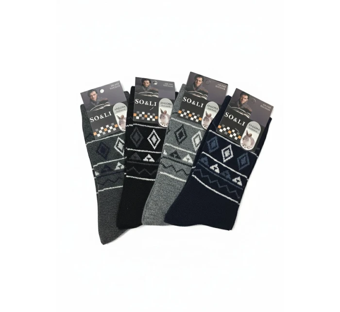 WiK SO&LI ponožky art.001/1 Angora pánske 39-46