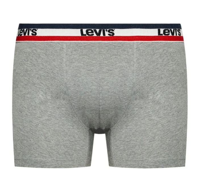 Pánske boxerky 3Pack 37149-0544 black/grey - Levi's Pánske boxerky 3Pack 37149-0544 black/grey - Levi's