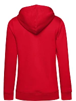 B&C Inspire Hooded /women_° Dámska mikina s kapucou 01.W34B červená
