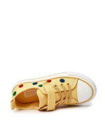 Dziecięce Trampki Na Rzep BIG STAR JJ374056 Żółte