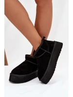 Ženské sněhule z přírodního semiše černé Mairene Ženské sněhule z přírodního semiše černé Mairene