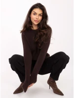 Jumper MO SW 1015.78 tmavě hnědý Jumper MO SW 1015.78 tmavě hnědý