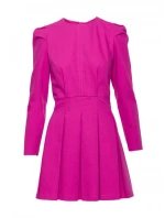 M884 Džínsové šaty - ružové