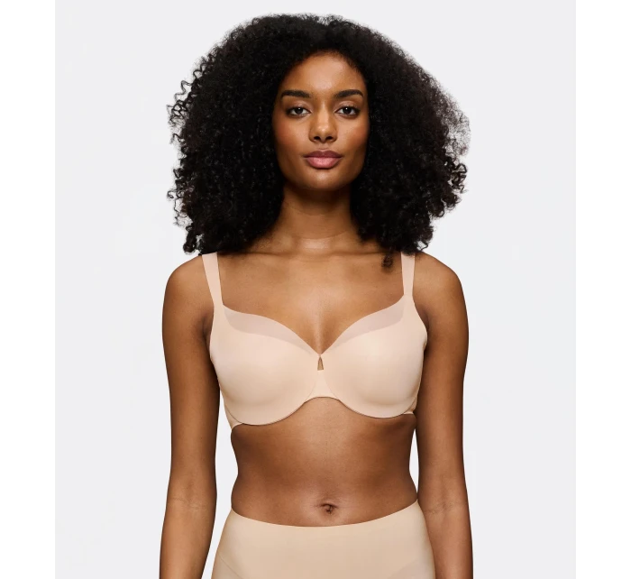 Dámska podprsenka BMU Illusion Curve Bra W01 - BROWN ecru 00NZ - TRIUMPH